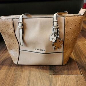 G by Guess Shoulder Bag in Camel with Faux Alligator Print on the Sides